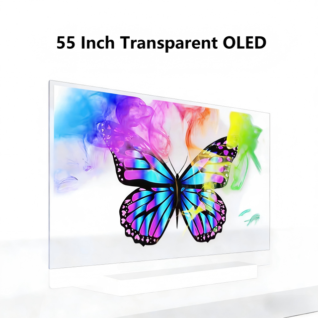 55 Inch Transparent OLED Screen  2K Support  1920x1080  V-by-One 65pin  120Hz  LW550JUL-HMA1 Icd Advertising Display