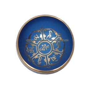 ชามร้องเพลงทำจากทองเหลืองทิเบตสีเทอร์ควอยซ์จากต่างประเทศ - Product Image 4