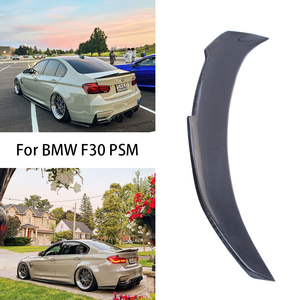 For 3 Series F30/M3 F80 Sedan PSM Style Carbon Fiber <b>Rear</b> <b>Spoiler</b> Trunk Wing 2011-2019 - Product Image 2