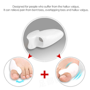 Correcteur orteil Silicone Bunion pouce Valgus protecteur empêchant les ampoules outils à ongles soins des pieds séparateurs d'orteils - Product Image 4