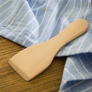 Petite spatule en bois écologique et durable, grattoir à beurre, spatule à pizza, spatule à <span class=keywords><strong>raclette</strong></span> en bois de hêtre de qualité alimentaire - Product Image 3