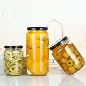 New Design Cylinder Honey Jam Bottle Glass Cover Condiments Container for Food <b>Storage</b> Preserve Honey Glass Jar - Product Image 6