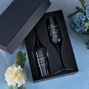 Набор из 2 бокалов для свадебного украшения шампанского, гр и миссис, специальные бокалы для невесты и жениха - Product Image 6