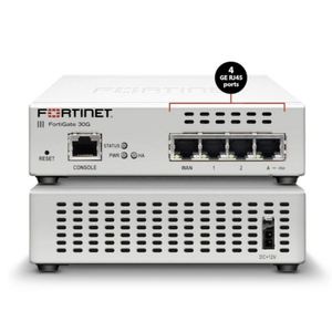 Nuevo Fortinet FortiGate 30G FG-30G FG-30G-BDL-950-12 con Licencia, Dispositivo de Firewall para Redes Empresariales - Product Image 1