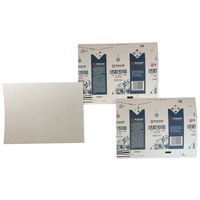 Emballages de cartons en carton mat personnalisés avec logo, briques aseptiques, emballage fin de 250 ml pour les boissons au lait, aux jus et à l'eau minérale