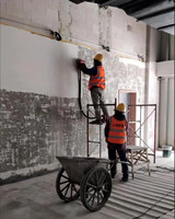 Raboteuse murale et pelle pour peler/raboter les vieilles murs et rendre le mur sans poussière grâce à la lime électrique