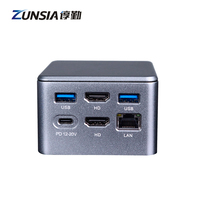 Zunsia plus petit Mini PC de bureau Intel N100 N305 N95 1 * I226-V LAN 2 * HD 4 * USB3.0 8GB 16GB Ram Portable NUC PC Mini ordinateur hôte