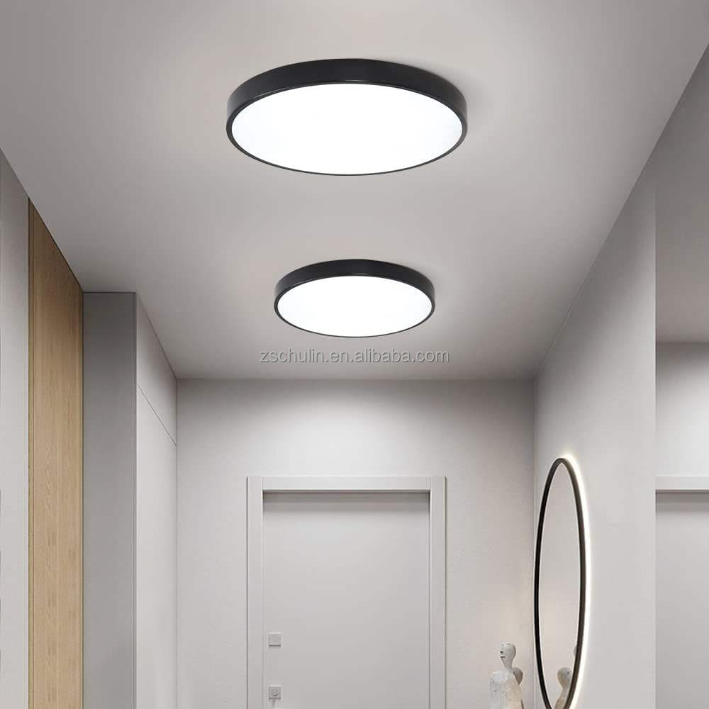 Chulin Modern Ceiling Lamp Round Ultra Slim Chandelier Ceiling 20W 24W 30W 36W 42W 56W Tricolor Nordic Living Room Ceiling Light