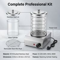 Chauffe-Plat Vertical Marupin en Acier Inoxydable pour Hot-Dogs et Sandwichs – Machine de Maintien au Chaud pour Comptoir