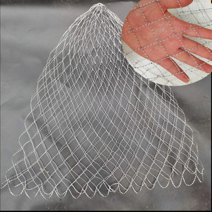 Red de pesca de alambre de acero de 8 mm plegable para la captura de peces grandes - Product Image 1