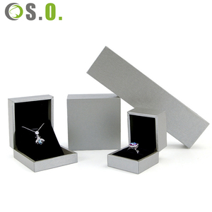 Boîte à bijoux haut de gamme en or, logo personnalisé, imitation cuir, boîte à bagues en papier, boîte à bijoux pour mariage, boucles d'oreilles, bracelet, collier, emballage de bijoux - Product Image 5