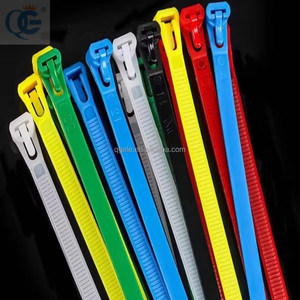 สายรัดพลาสติกไนลอนแบบมีซิปสีขาวดำ - Product Image 4