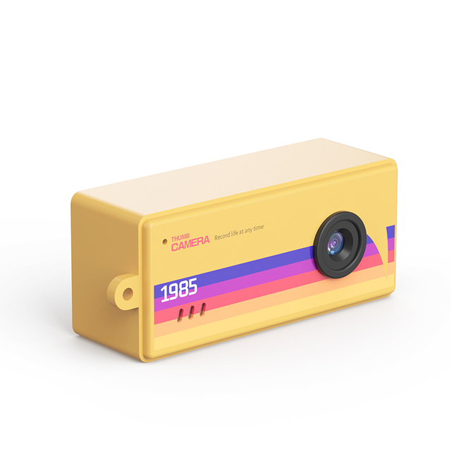 Kids Video Mini Thumb Keychain Camera with Customized logo Product Color Package Box 200mah Battery IPS 0.96 Inch Screen