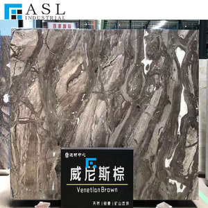 Lastra di Marmo Naturale Marrone Veneziano Lucidato per Pareti, Pavimenti, Piani di Lavoro, Decorazione d'Interni per Hotel e Ville - Product Image 4