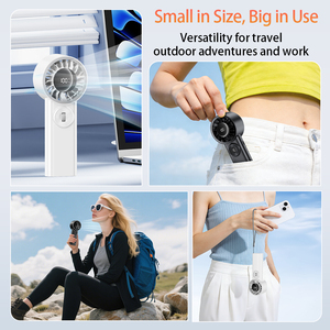 Ventilateur portable haute vitesse OEM/ODM <span class=keywords><strong>2026</strong></span>, rechargeable par USB, mini-ventilateur avec réglage 100 vitesses, vent puissant pour voiture et extérieur - Product Image 3