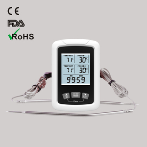 Drahtloses digitales Fleisch <span class=keywords><strong>thermometer</strong></span> mit zwei Sonden und aufsteck barem Magnet für die Mikrowelle im Küchen ofen - Product Image 2