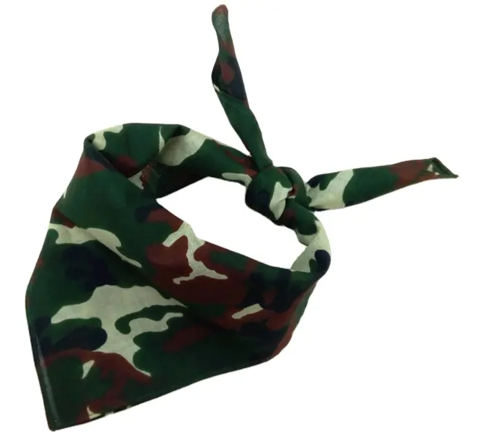 Bandana Anjing Nama Produk dan Hewan Peliharaan Lucu Gaya Camo Bandana