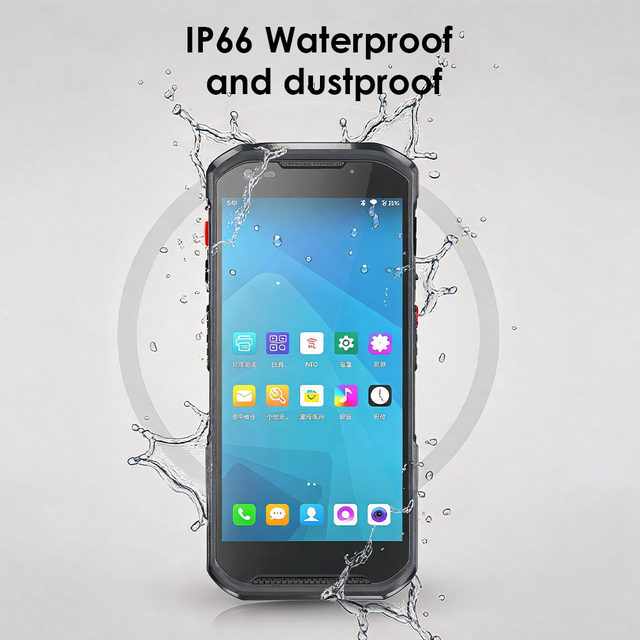Effon TA06 Industrial IP67 Handheld Android 13 Intelligent Data Terminal PDA Full Screen 5.5" Display 5200mAh Battery Stock for