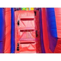Château gonflable personnalisé en PVC avec impression de logo pour enfants, château de saut de qualité commerciale pour la promotion de la marque lors d'événements
