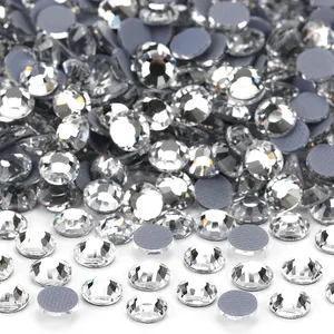High Quality Clear Crystals Hotfix Flatback Rhinestones For Clothes Decoration