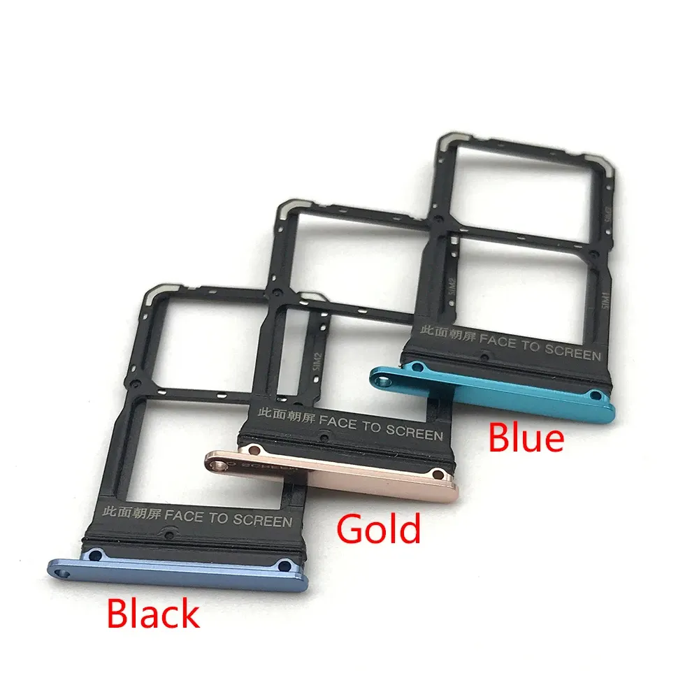 New Sim Card Slot Tray Holder Adapter Parts For Xiaomi Redmi Note 6 7 8 pro Note10 Note11 SIM SD Card Tray Holder Replacement