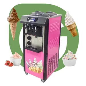 Máquina de sorvete macia portátil, automática, preço maluco, 2 1 mix dc, forte, macia, máquina de sorvete