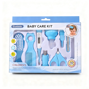 Kit de soin pour bébé Brosse à cheveux pour bébé Peigne Aspirateur nasal Distributeur de médicaments Kit de soin pour bébé Combinaison - Product Image 1