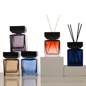 ناشر عطر فاخر من هانلينج للزيوت العطرية الطبيعية، زجاجة زخرفية منزلية مع أعواد خيزران وزهور، معطر جو منزلي - Product Image 6