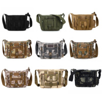 Sac à bandoulière pour ordinateur portable 14 pouces Sacs de sport pour hommes Sac à dos unique tactique pour hommes A4 Document Molle Messenger Bag