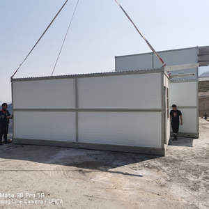 Casa contenedor <span class=keywords><strong>plegable</strong></span> prefabricada, estructura de acero de fácil montaje, 20 pies - Product Image 6