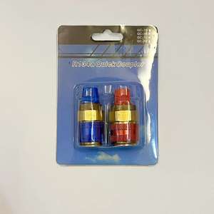 Adaptateur rapide haute-basse pression R134A bleu pour réparation de climatisation automobile – Connecteur de climatisation pour véhicules - Product Image 2