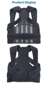 Lumbar Clavicle Support 4 Steel Plates Vertebral Corrector <strong>Shoulder</strong> Back Brace Support <strong>Straps</strong> Adjustable Posture Corrector - Product Image 5