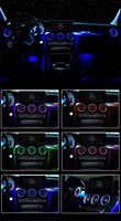 A80 classe C W205 3/12/64 couleurs lumière ambiante évent pour Mercedes Benz classe C W205 GLC X253 C43 C63 c260