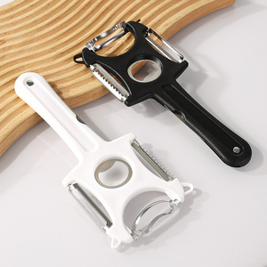 Outils de cuisine multifonctionnels 5 en 1 : ouvre-bouteille, éplucheur, râpe, couteau à fruits, éplucheur de maïs - Product Image 4