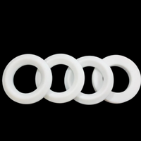 Hochtemperaturbeständige PTFE-Dichtungen Flache Kunststoff-Dichtungsringe Korrosionsbeständige Zylinder-O-Ring-Dichtungen für Industriemaschinen