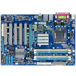 GA-P45T-ES3G Máy Tính Để Bàn Bo Mạch Chủ P45 Ổ Cắm LGA 775 Cho Core 2 Pentium Celeron DDR3 16G ATX Ban Đầu Được Sử Dụng