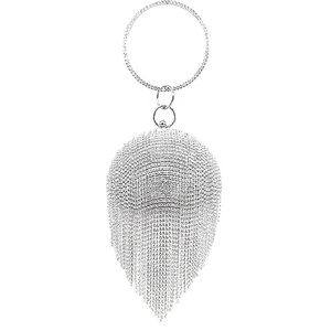 Borse di lusso diamanti per le donne nuovo <span class=keywords><strong>oro</strong></span> Glitter argento nappa palla frizione per la festa di nozze <span class=keywords><strong>sera</strong></span> borsa con motivo di pietra - Product Image 3