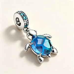 Nouveauté : Perles Breloques Tortue Marine, Dauphin, <span class=keywords><strong>Salamandre</strong></span> pour Bijoux DIY Femme – Idéales pour Bracelets - Product Image 4