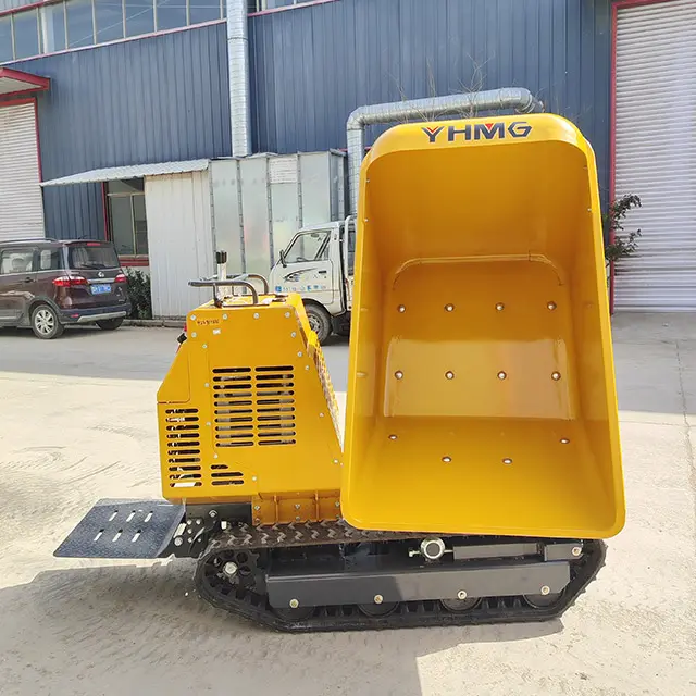 Mini Dumper Tracked Motor Site para trabajo agrícola Mini Crawler Dumpers Truck