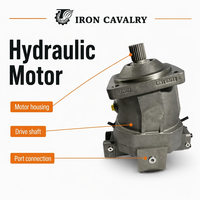 Moteur d'entraînement robuste IRON CAVALRY 1681837 pour réparation de chargeuse sur pneus 914G - Ensemble moteur hydraulique