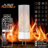 Ampoule led e27, E14, G4, G5.3, G6.35, G8, G9, E11, E12, E14, BA15D, BA15S, E17, effet de flamme vacillante, lampe, 1800k