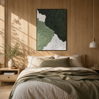 Peinture à l'huile en relief 3D faite à la main, abstraite, géométrique, paysage texturé en relief 3D, tableaux sur toile pour la décoration murale de la maison