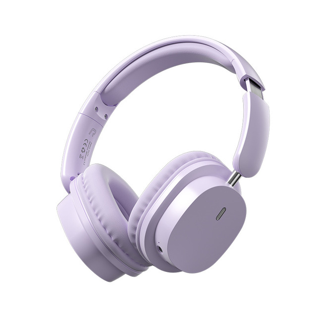 Foldable Wireless Over Ear Stereo Earphones for Dynamic Vocalism AAC Codecs for Mobile Phones Audiophiles Disposable Headphone