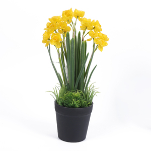 Fleurs artificielles de grande taille, narcisses artificielles à faire soi-même en pot, décoratives tropicales, aquarium, mariage, fleurs artificielles - Product Image 3