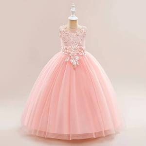 Robes en Tulle pour Filles, Grande Taille, Vente Chaude en Gros, Prêtes à Expédier, Robes de Soirée à Fleurs pour Enfants - Product Image 4