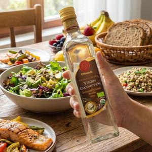 Chiwadi Organic Virgin Coconut Oil 500ml. Vegan Keto Nutrient Dense Cooking Oil Smooth Aroma and <b>Light</b> Texture - Product Image 6