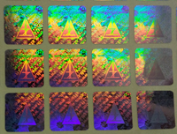 Autocollant holographique 3D avec logo personnalisé