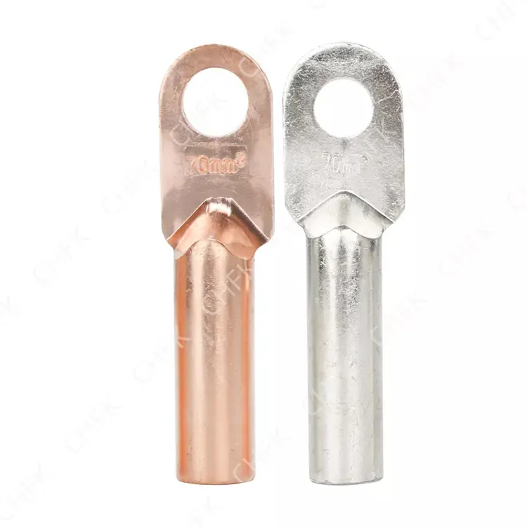 Câble de connexion cosses à sertir rondes de taille standard bornes en cuivre de haute qualité