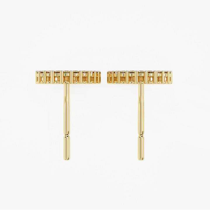 Boucles d'oreilles en diamant de culture, taille Radiant, argent et or plaqué rhodium, certifiées IGI, bijoux tendance pour femmes - Product Image 4