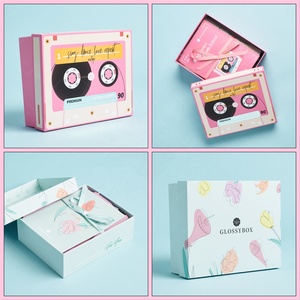 Hộp Bìa Cứng Từ Tính Gấp Gọn Màu Đen Giấy Phẳng Gấp Gọn Hộp Đóng Gói Nước Hoa Cứng Hộp Mỹ Phẩm Có Chèn Xốp - Product Image 3